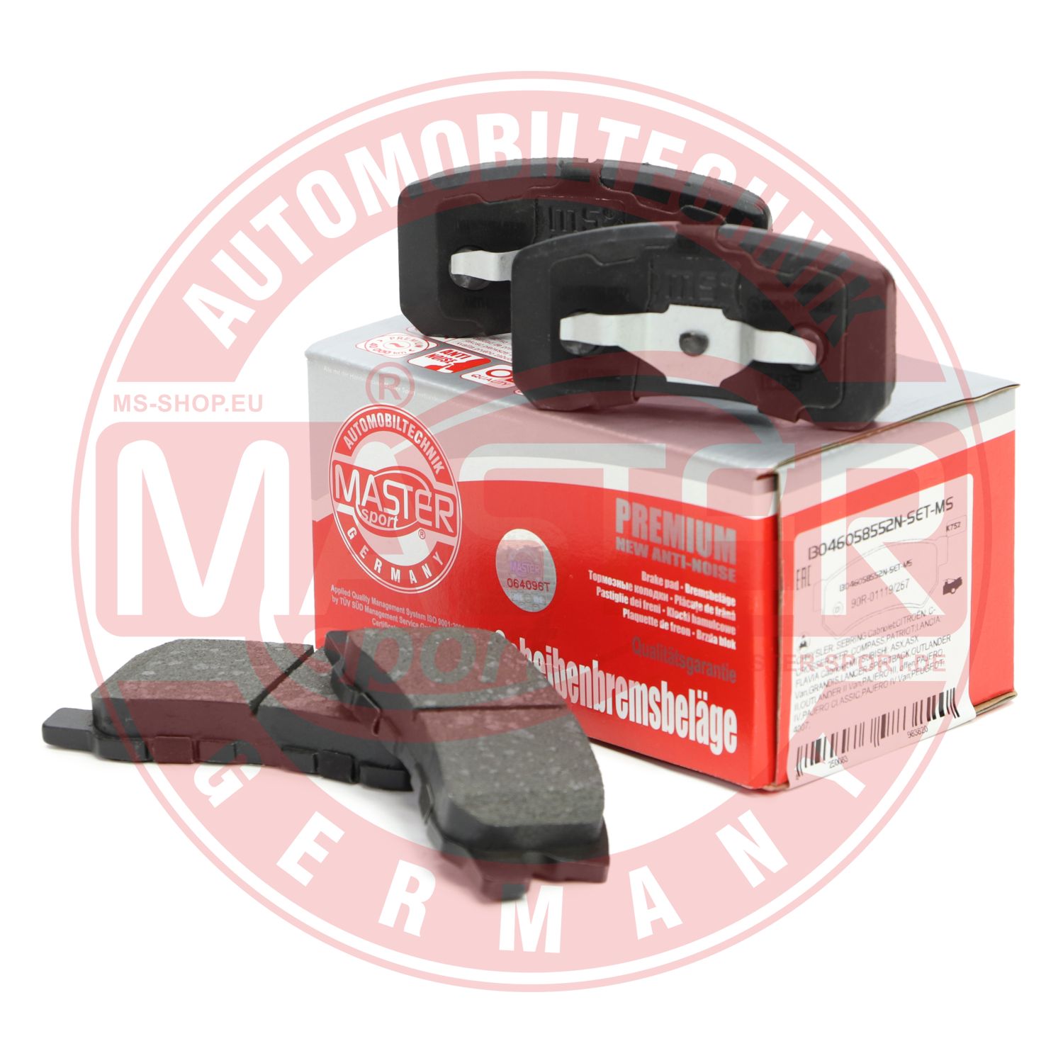 Placute frana MASTERSPORT GERMANY 13046058552N-SET-MS